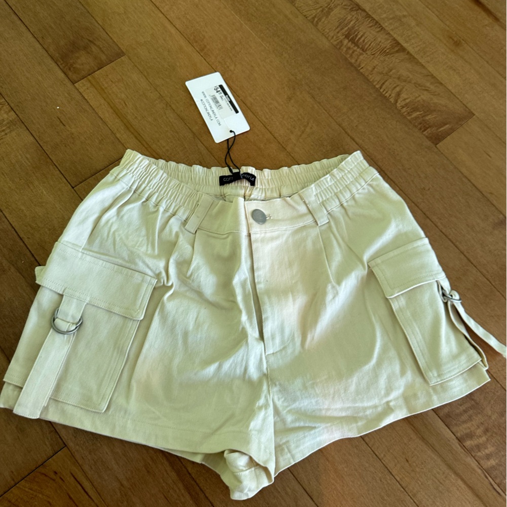 Cotton candy la tan cargo shorts